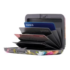 Georgia O'Keeffe Armored Wallet -Fashion Paradise HBF902 Open W