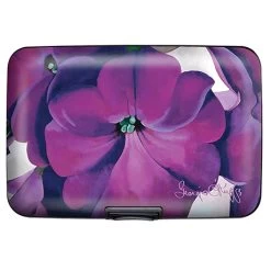 Georgia O'Keeffe Armored Wallet -Fashion Paradise HBF902 Petunia a
