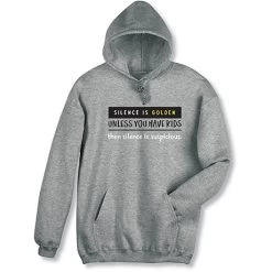 Silence Is Suspicious T-Shirt Or Sweatshirt -Fashion Paradise HBG241H