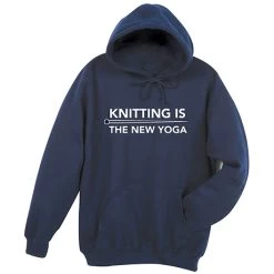 Knitting Is The New Yoga T-Shirt Or Sweatshirt -Fashion Paradise HBG341H