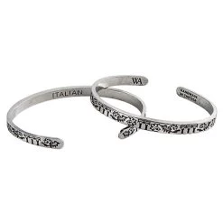 Pewter Heritage Cuff Bracelet -Fashion Paradise HBG782 Italian a