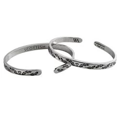 Pewter Heritage Cuff Bracelet -Fashion Paradise HBG782 Scottish a