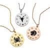 Personalized Birthstone And Zodiac Necklace