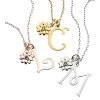 Personalized Flower And Initial Necklace