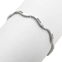 Personalized Family Name Bracelet -Fashion Paradise HBH292 Silver b