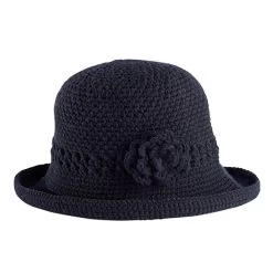 Crocheted Knit Cloche Hat -Fashion Paradise HBH346 3