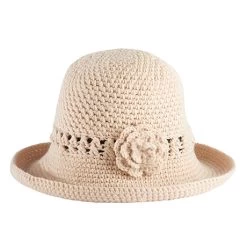 Crocheted Knit Cloche Hat -Fashion Paradise HBH346 4