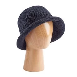 Crocheted Knit Cloche Hat -Fashion Paradise HBH346 6