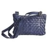 Woven Leather Crossbody Bag