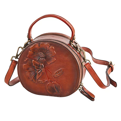 Poppy Tooled Leather Handbag 1 Poppy Tooled Leather Handbag
