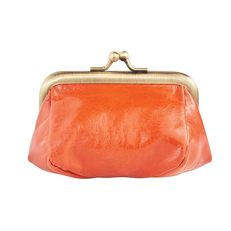 Leather Kiss Lock Coin Purse 5 Leather Kiss Lock Coin Purse - Image 5