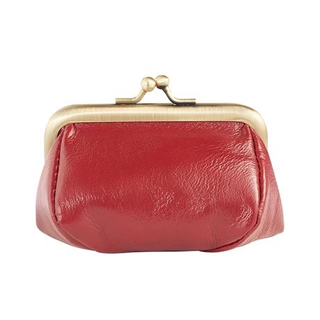 Leather Kiss Lock Coin Purse 6 Leather Kiss Lock Coin Purse - Image 6