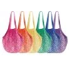 Rainbow Mesh Shopping Bags - Set Of 6