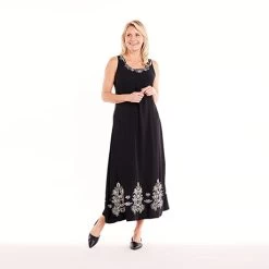 Ebony And Ivory Tank Dress -Fashion Paradise HBK132 model black 01