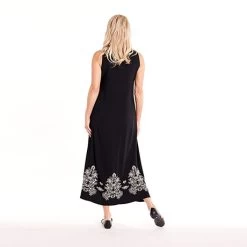 Ebony And Ivory Tank Dress -Fashion Paradise HBK132 model black 05