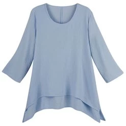 Emma Crinkle Gauze Tunic