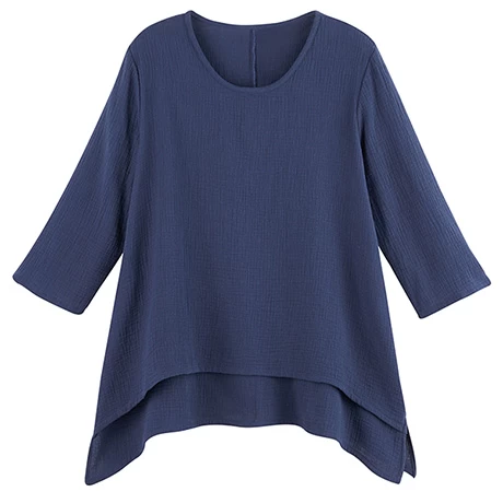 Emma Crinkle Gauze Tunic 4 Emma Crinkle Gauze Tunic - Image 4