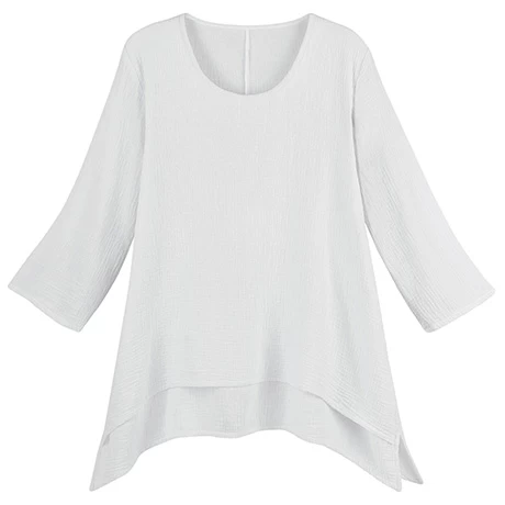 Emma Crinkle Gauze Tunic 3 Emma Crinkle Gauze Tunic - Image 3