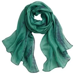 Jewel Tone Silk Scarves -Fashion Paradise HBK377 EM