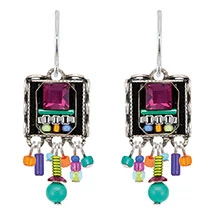 Firefly Crystal-and-Bead Mosaic Necklace 3 Firefly Crystal-and-Bead Mosaic Necklace - Image 3