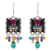 Firefly Crystal-and-Bead Mosaic Earrings
