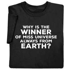 Winner Miss Universe T-Shirt Or Sweatshirt