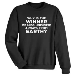 Winner Miss Universe T-Shirt Or Sweatshirt -Fashion Paradise HBK811 SWT