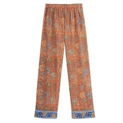 Zara Floral Print Cotton Pajamas -Fashion Paradise HBL527 PANTS BACK