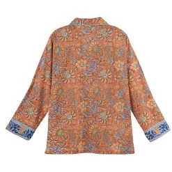 Zara Floral Print Cotton Pajamas -Fashion Paradise HBL527 TOP BACK