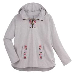 Freya Embroidered Quarter-Zip Hoodie