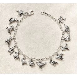 North American Birds Charm Bracelet