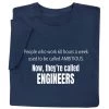 Personalized People Who Work T-Shirt Or Sweatshirt