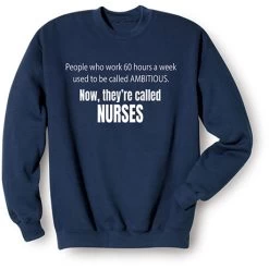 Personalized People Who Work T-Shirt Or Sweatshirt -Fashion Paradise HBL818 Nurses SWT