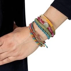 Wakami Fair Trade Earth Bracelets -Fashion Paradise HBM102 VDR Wrist