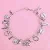Cancer Awareness Charm Bracelet