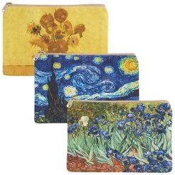 Van Gogh Zip Pouches - Set Of 3