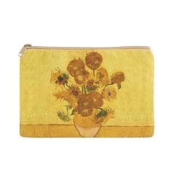 Van Gogh Zip Pouches - Set Of 3 -Fashion Paradise HBM177 SUNFLOWER