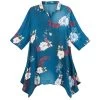 Jade Floral Henley Tunic