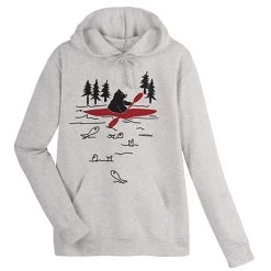 Marushka Kayaking Bear Hooded Sweatshirt