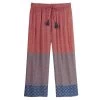 Laila Print Wide Leg Flood Pants