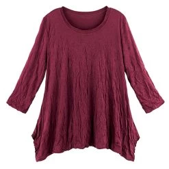 Crinkle Travel Tunic 14 Crinkle Travel Tunic -Fashion Paradise HBM862 WE