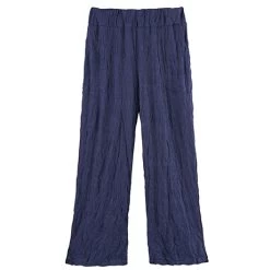 Crinkled Travel Flood Pants