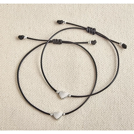 Sharing Hearts Bracelets - Set Of 2 1 Sharing Hearts Bracelets - Set Of 2