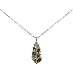 FireFly Bejeweled Christmas Tree Pendant