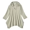 Textured Hooded Tunic