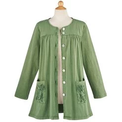Embroidered Prairie Smock -Fashion Paradise HBN962 OPEN WEB