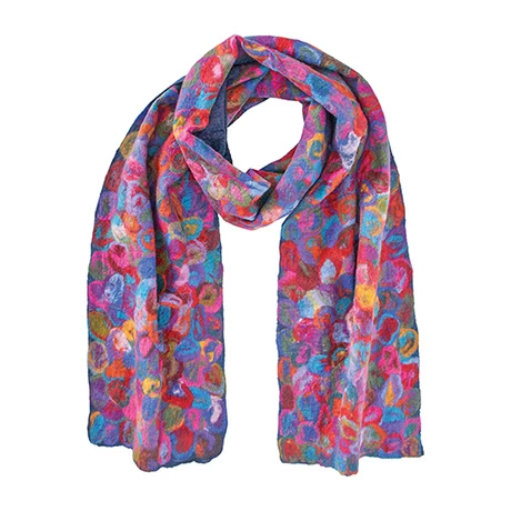 Millefiori Wool Scarf 1 Millefiori Wool Scarf