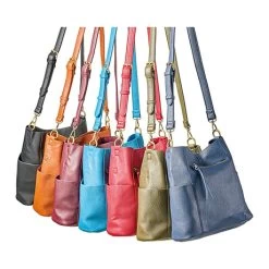 Vegan Side Pocket Bucket Bag