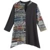 Patchwork And Color-block Tunic