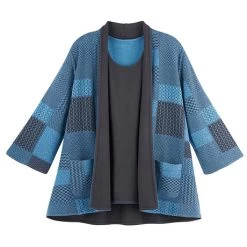 Reversible Geometric Knit Tank Top -Fashion Paradise HBP142 HBP152 4